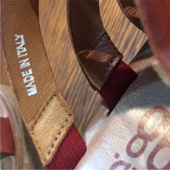 *SOLD* Free People x A.S.98/AS98 leather wedge platform sandals with buckles - Picture 14 of 14